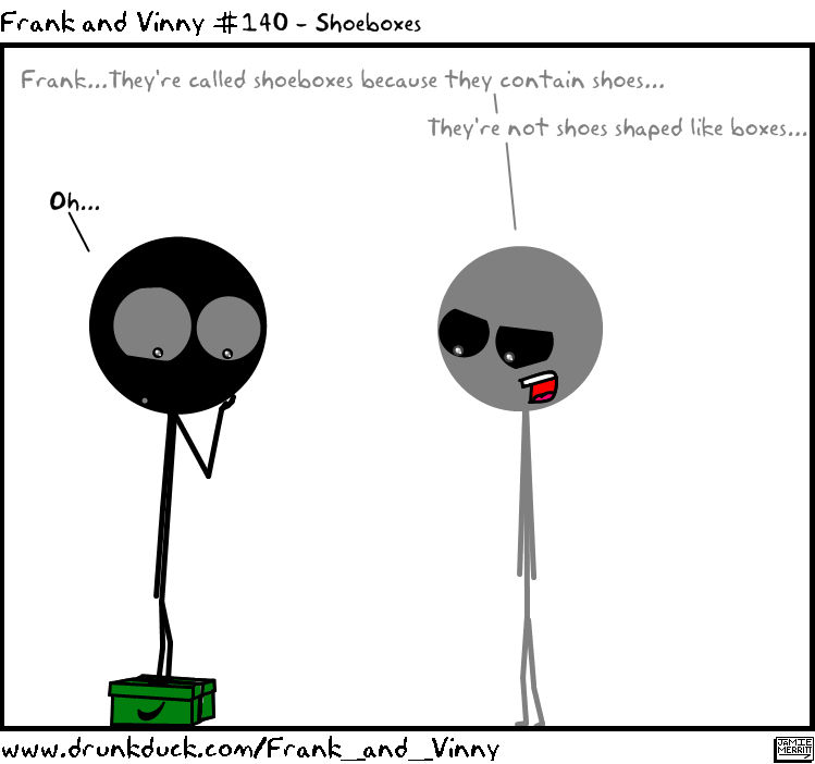 Frank and Vinny #140 - Shoeboxes