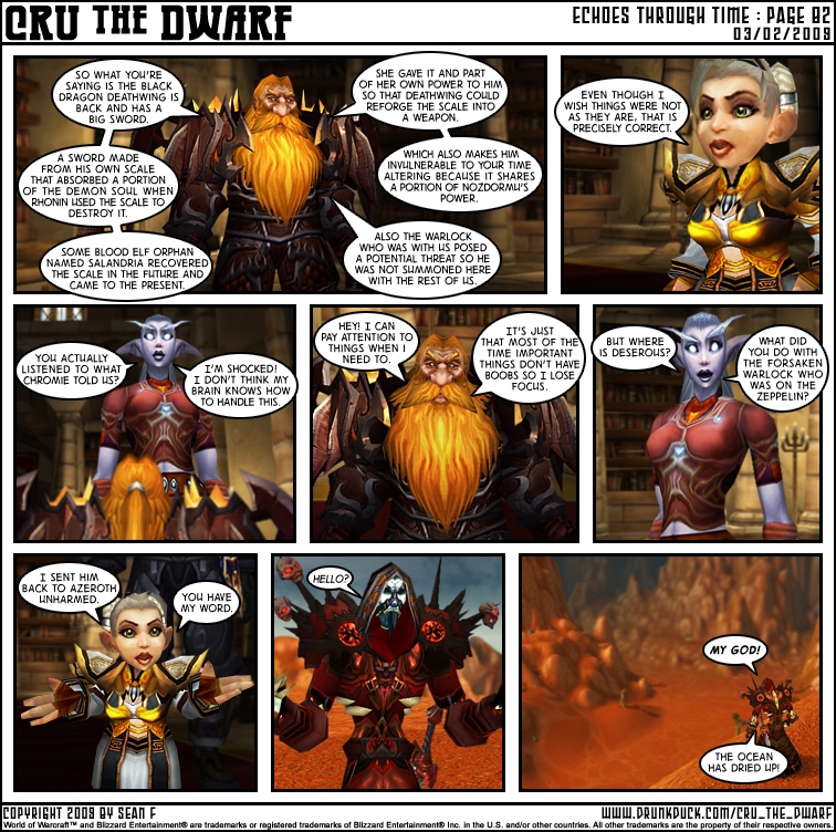 Echoes Through Time - Pg 82 "When the oceans dry"