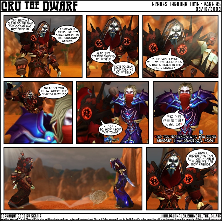 Echoes Through Time - Pg 85 "Of drakes and dogs"