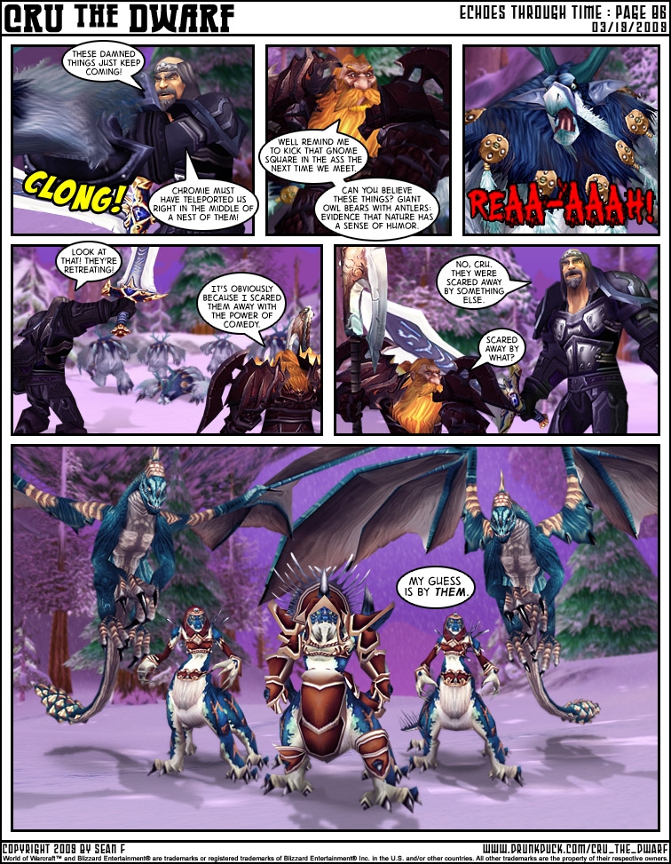 Echoes Through Time - Pg 86 "The power of comedy"