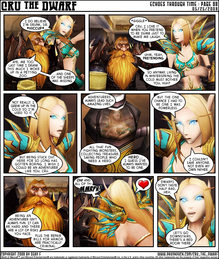Echoes Through Time - Pg 99 "Let's take this to the bedroom"