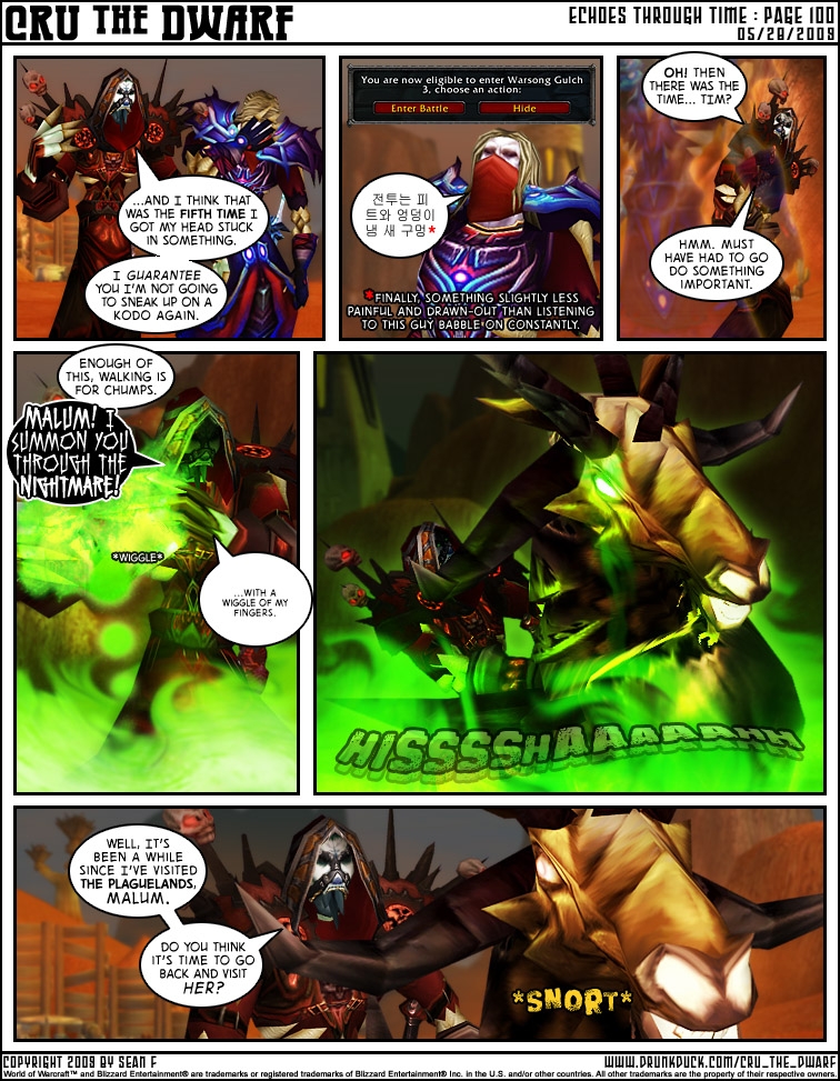 Echoes Through Time - Pg 100 "With a wiggle of my fingers"