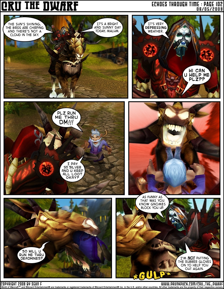 Echoes Through Time - Pg 102 "A light snack"