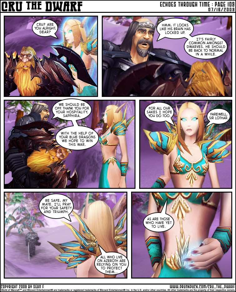 Echoes Through Time - Pg 109 "Brain freeze"