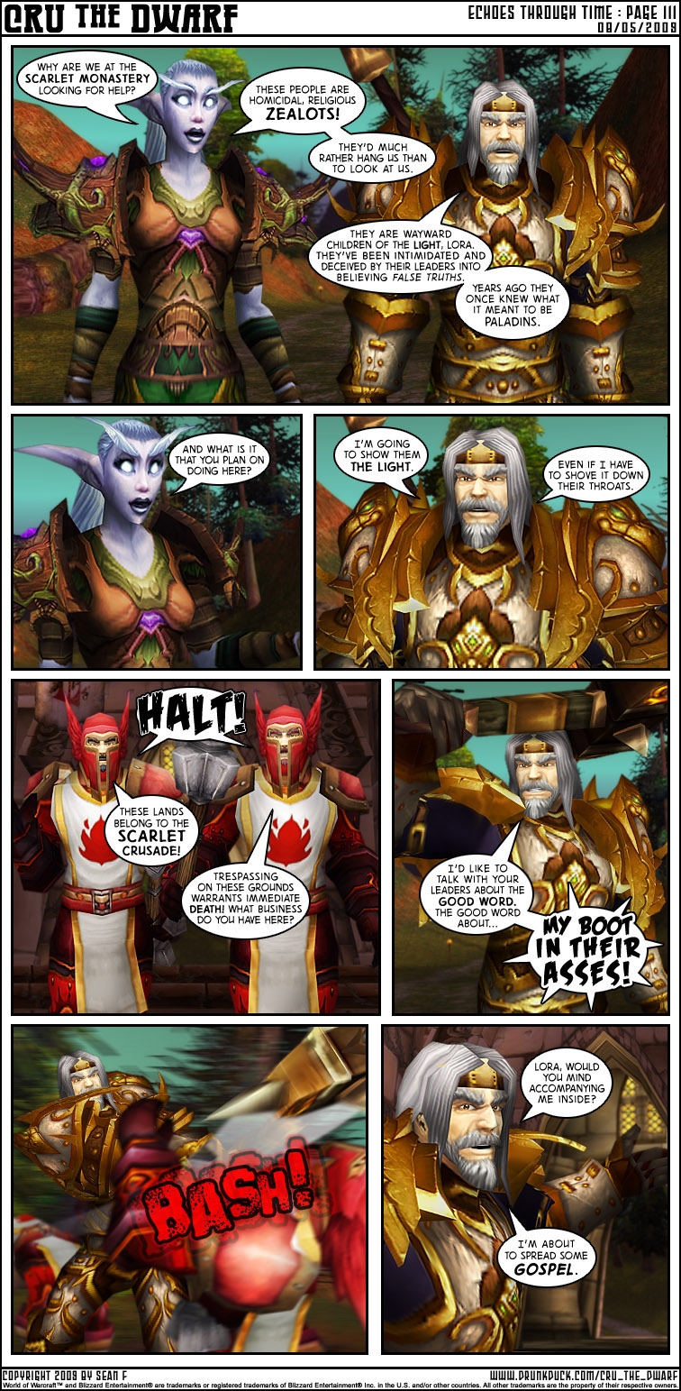 Echoes Through Time - Pg 111 "Bless This Thy Holy Boot" 