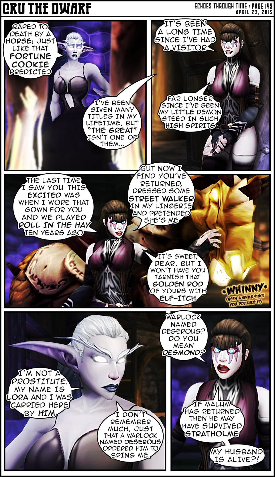 Echoes Through Time - Pg 149 "Widow"