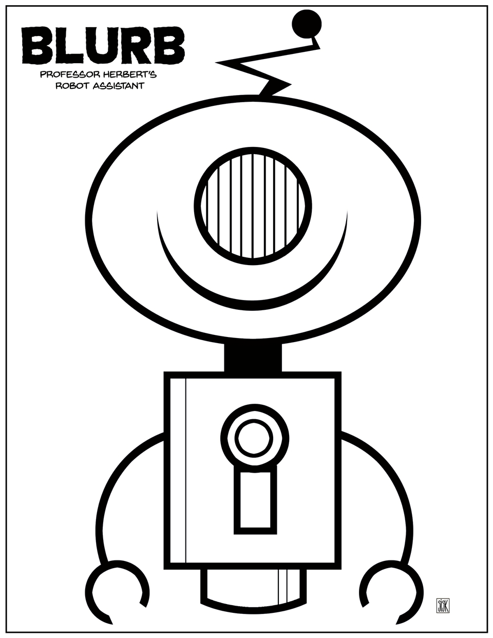 BLURB COLORING CONTEST!