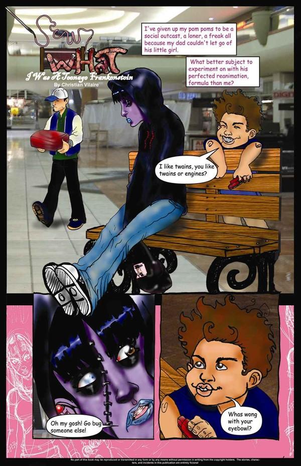 Sew What I was a teenage Frankenstein preview pg 2