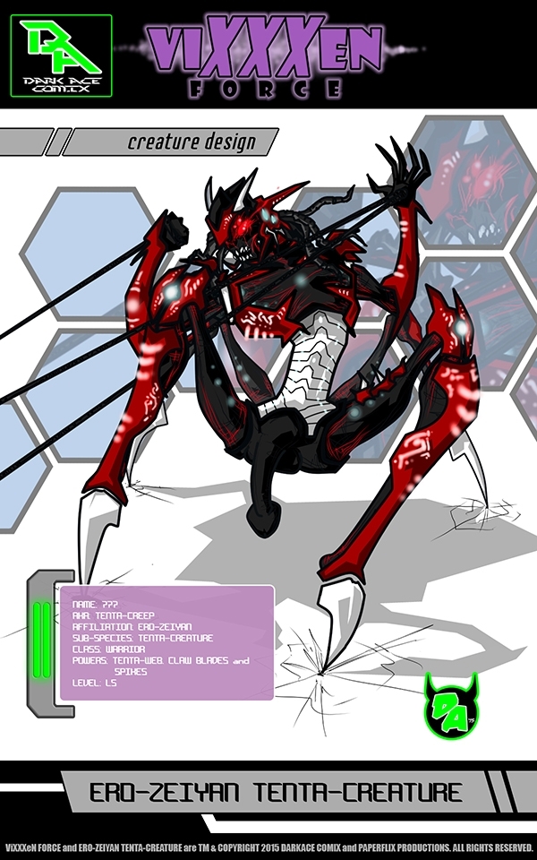 ViXXXen Force Creature Design: Tenta-Creature