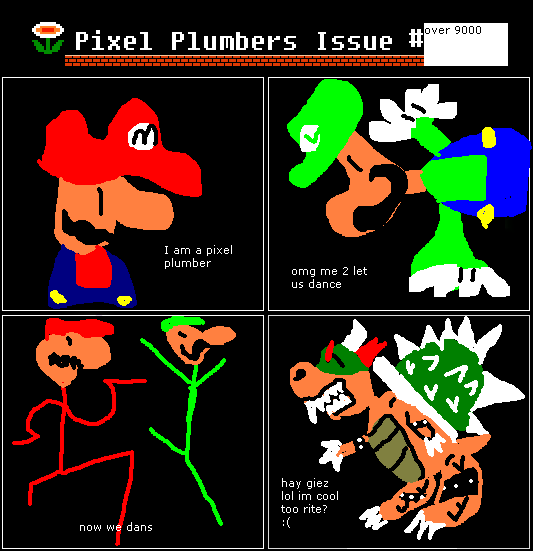 Guest Comic #1 - Pixel Plumbs by Metabad