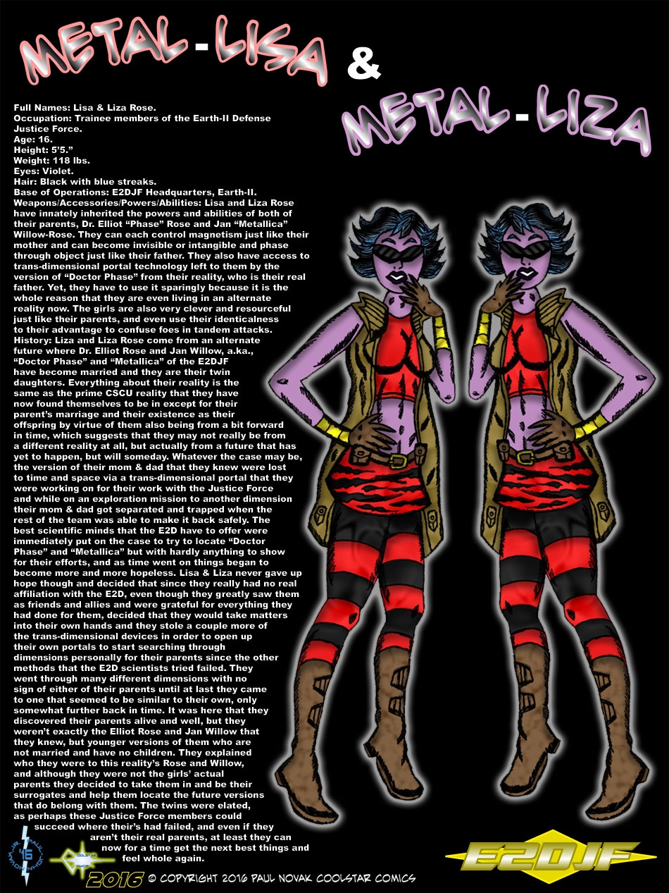 Metal-Lisa and Metal-Liza