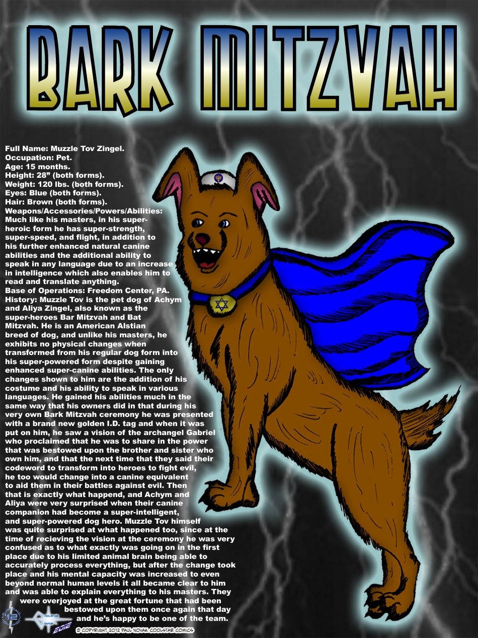 Bark Mitzvah - Jewish Super-Dog of the Coolstar Comics Universe