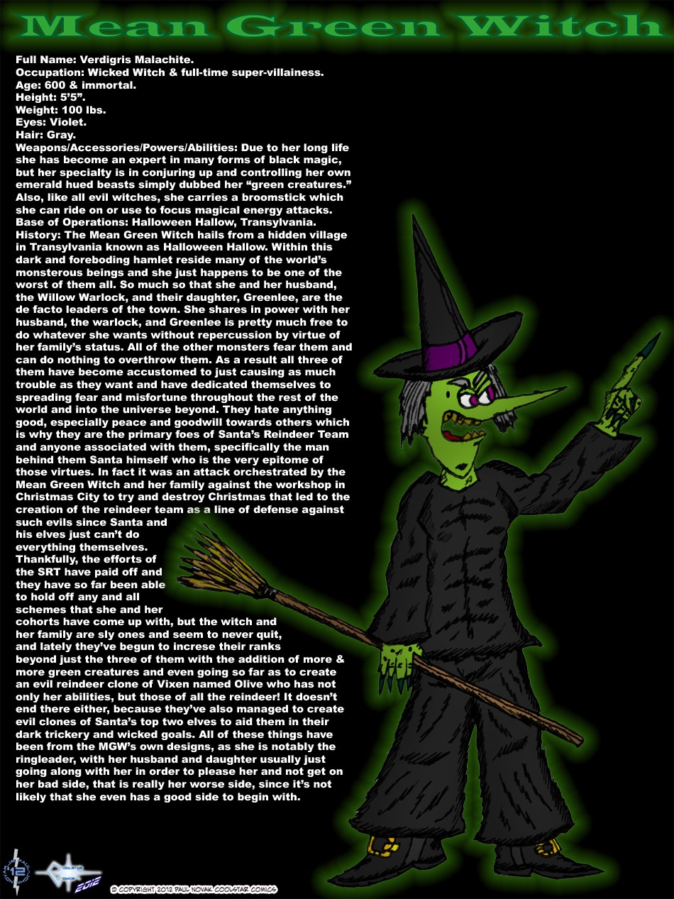 The Mean Green Witch - The Name Says It All