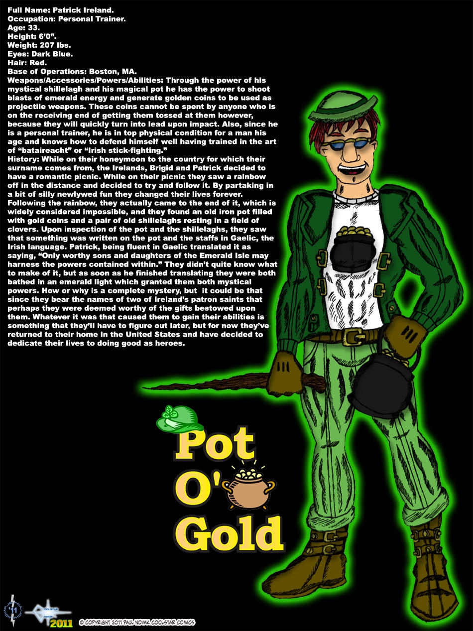 Pot O' Gold - Mystical Irish Super-Hero