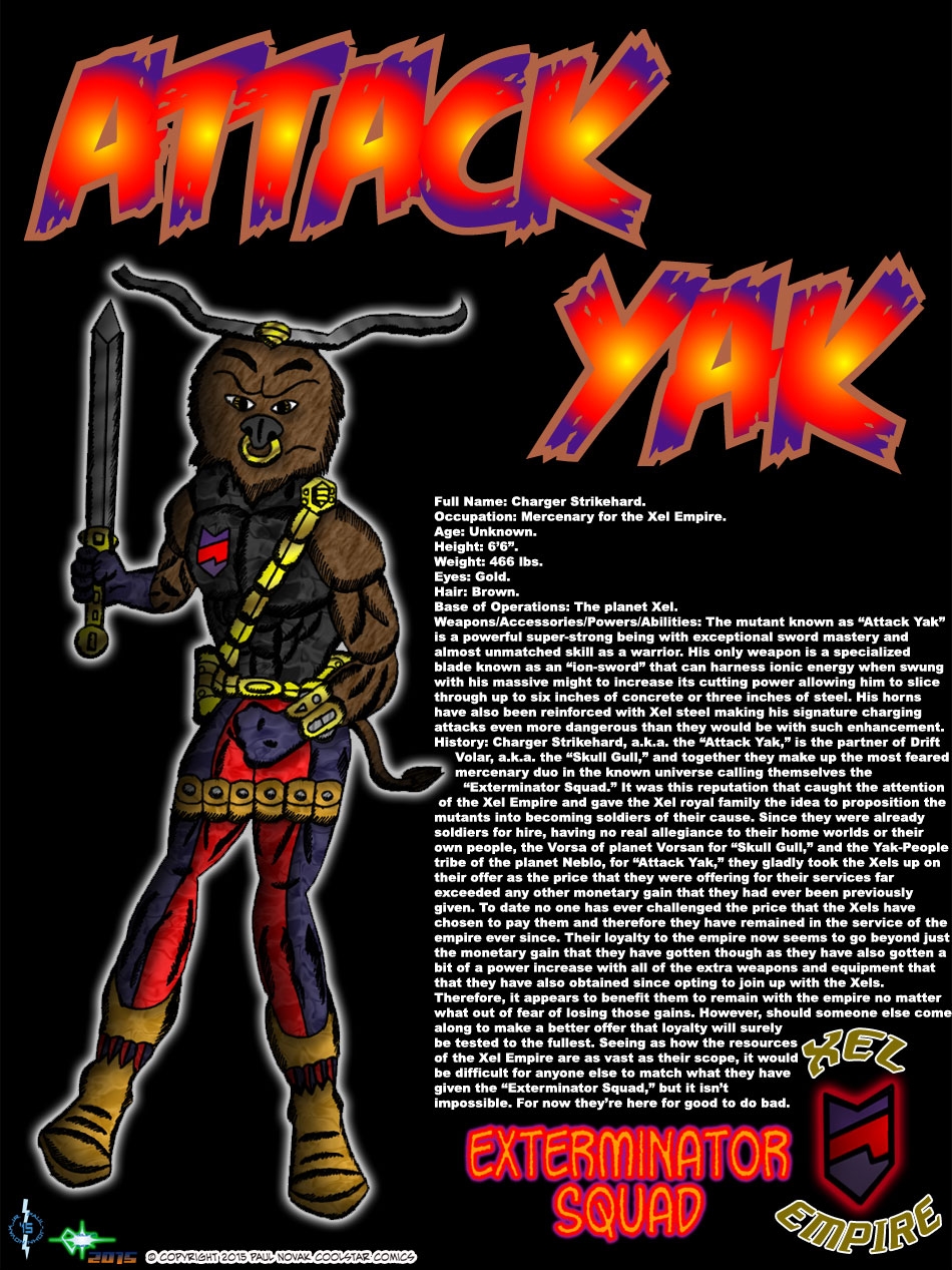 Xel Exterminator Squad - Attack Yak