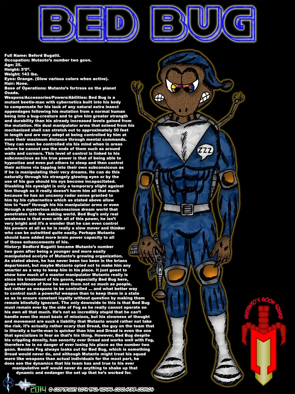 Mutanto's Goon Squad - Bed Bug