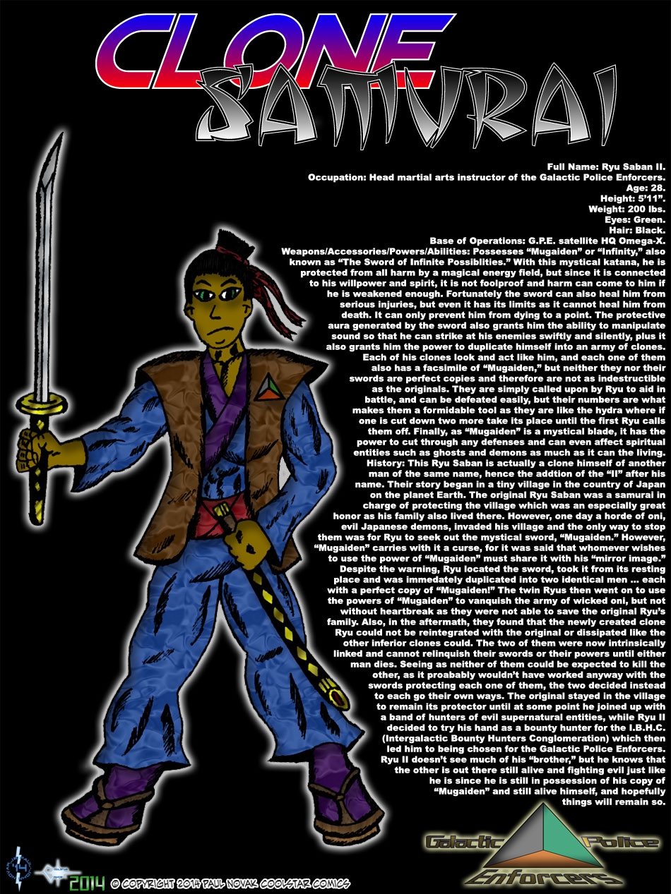 Clone Samurai - Mystical Clone of a Master Samurai