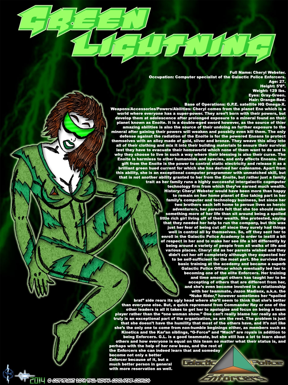 Green Lightning - She's Better Than You, and She Knows It!