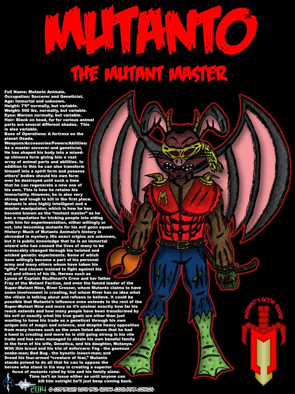 Mutanto's Goon Squad - Mutanto the Mutant Master