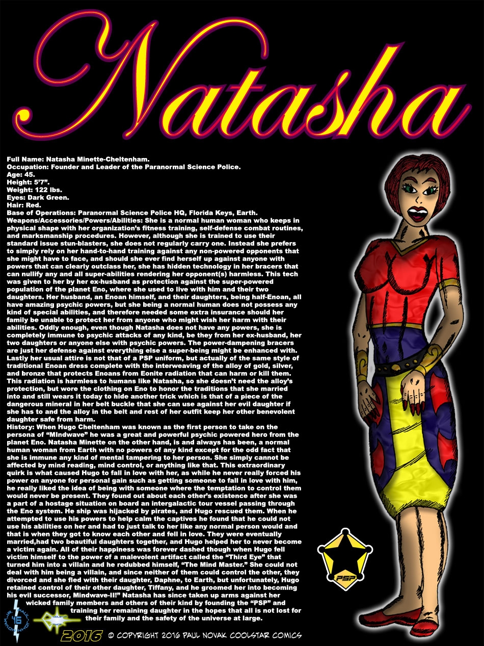 Natasha Cheltenham: The one woman no psychic can ever touch.