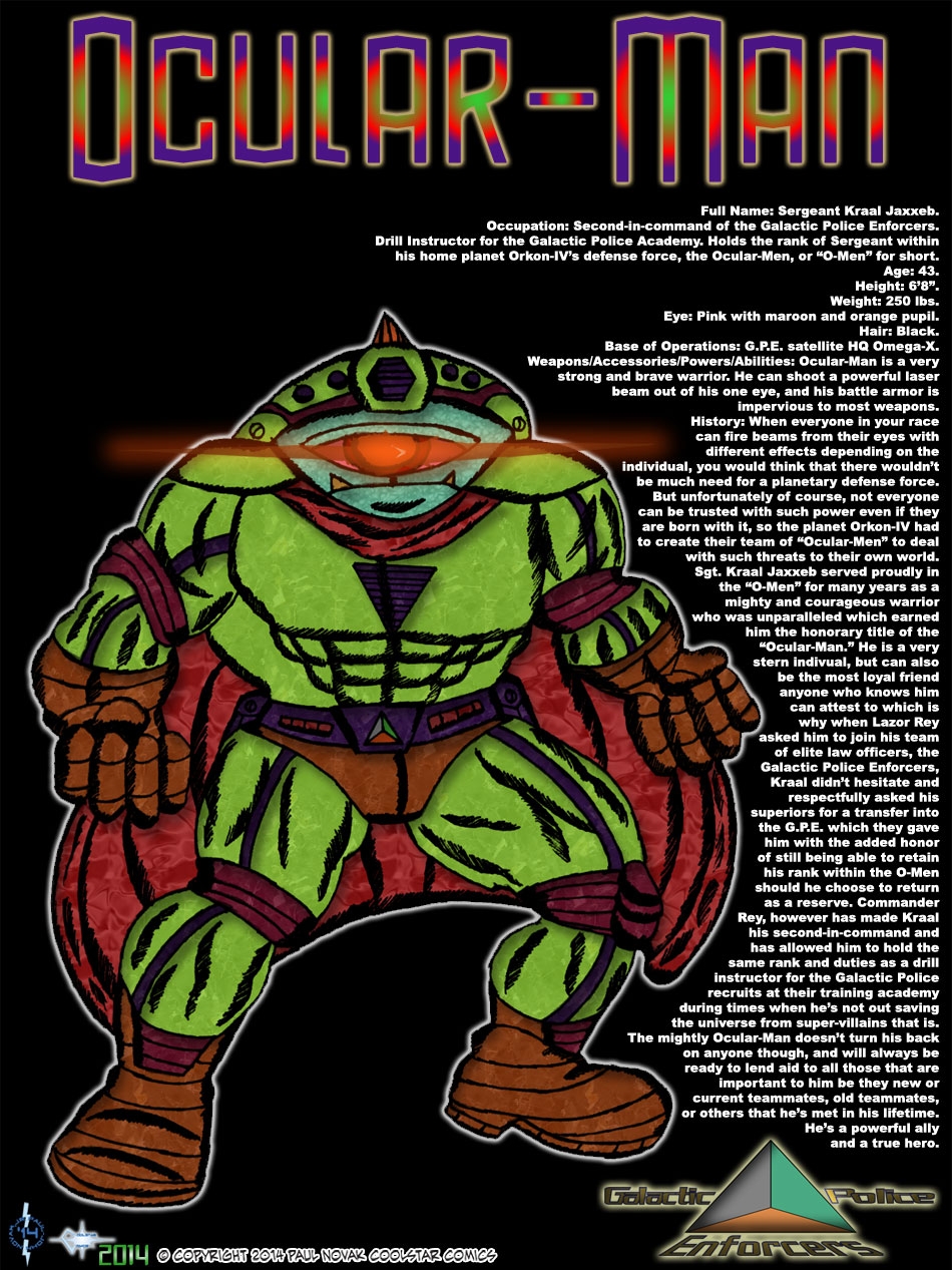 Ocular-Man - Powerful alien cyclops