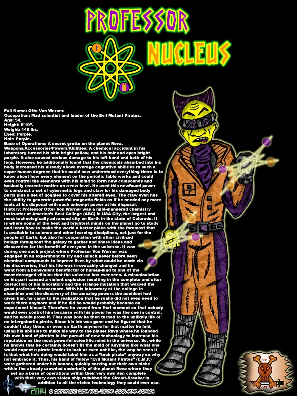 The Evil Mutant Pirates - Professor Nucleus