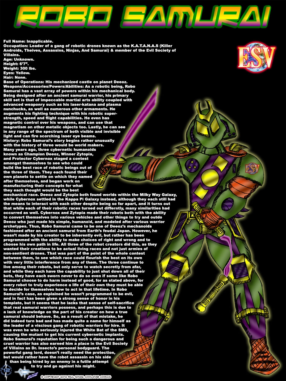 Robo Samurai - Evil Robotic Warrior
