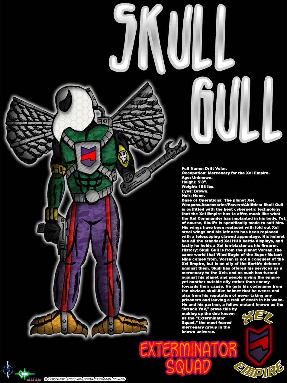 Xel Exterminator Squad - Skull Gull