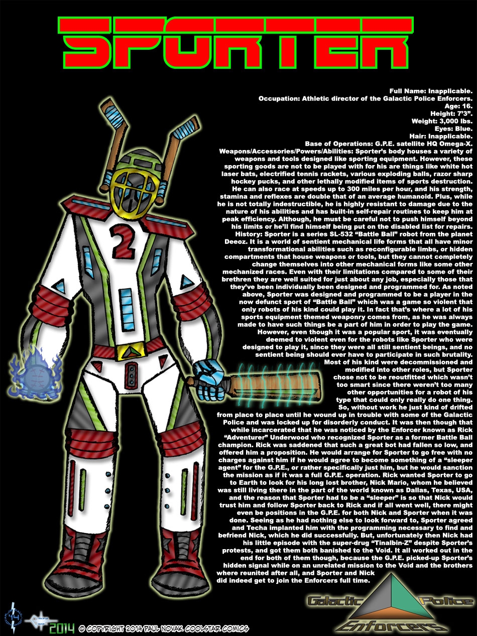 Sporter - The Sports Powered Super-Robot