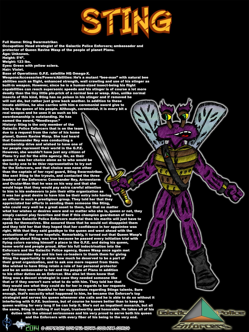 Sting - Alien Bee Warrior