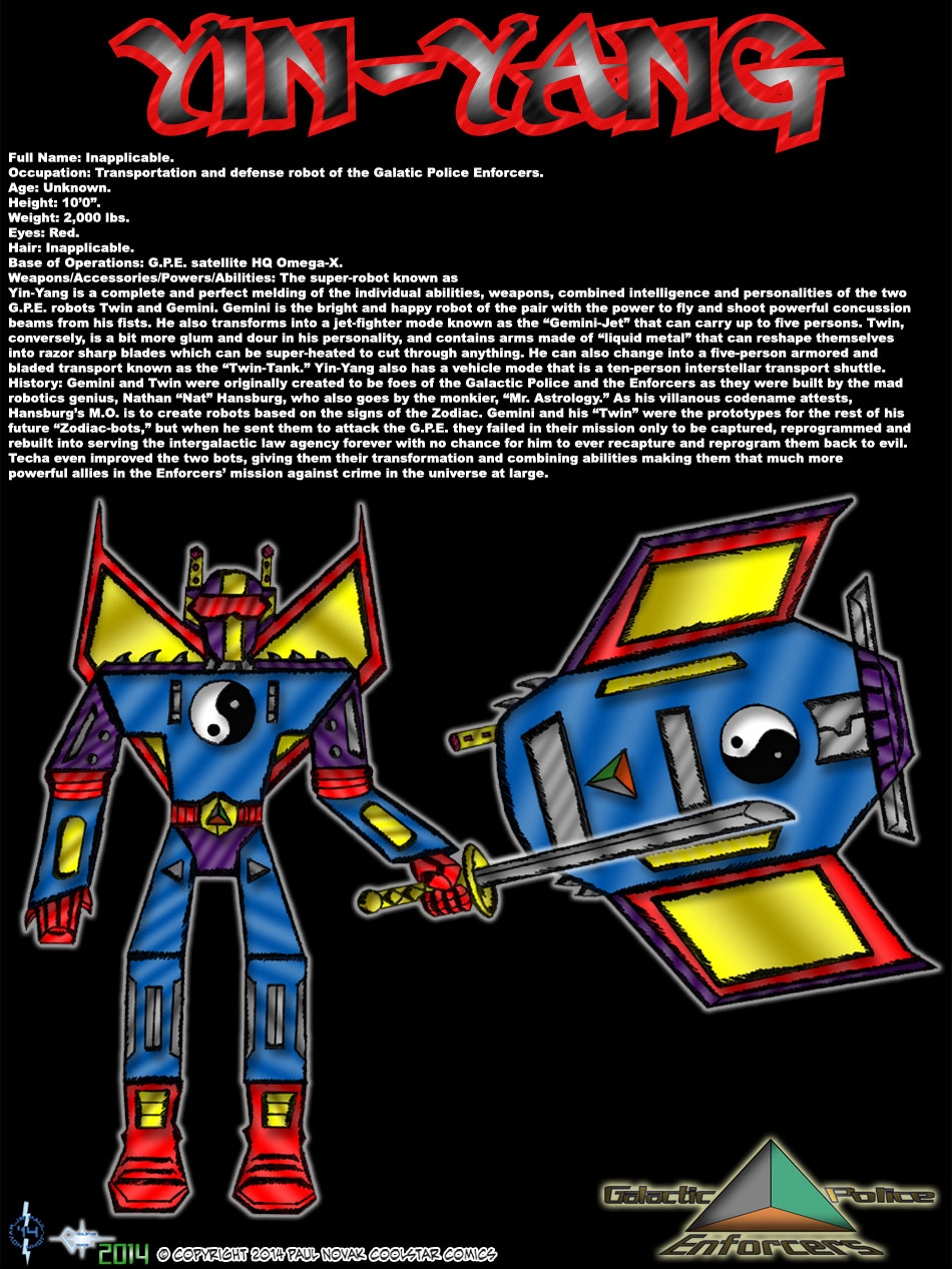 Yin-Yang - Combined Super-Robot Form of Gemini and Twin