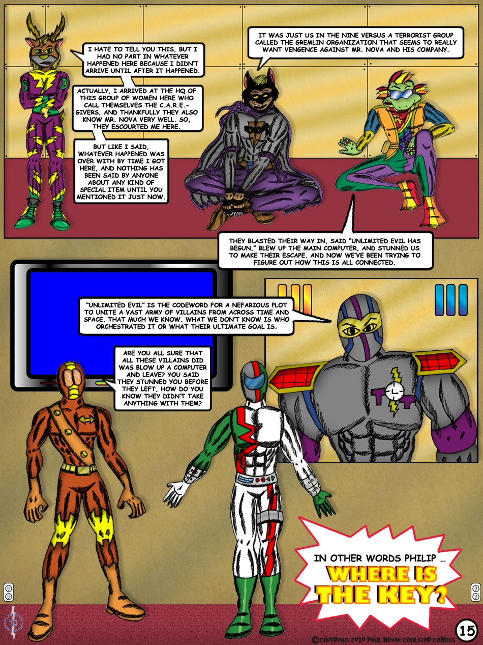 Unlimited Evil Issue #1 Page 15 (Part 2): Who said anything about a key?!?