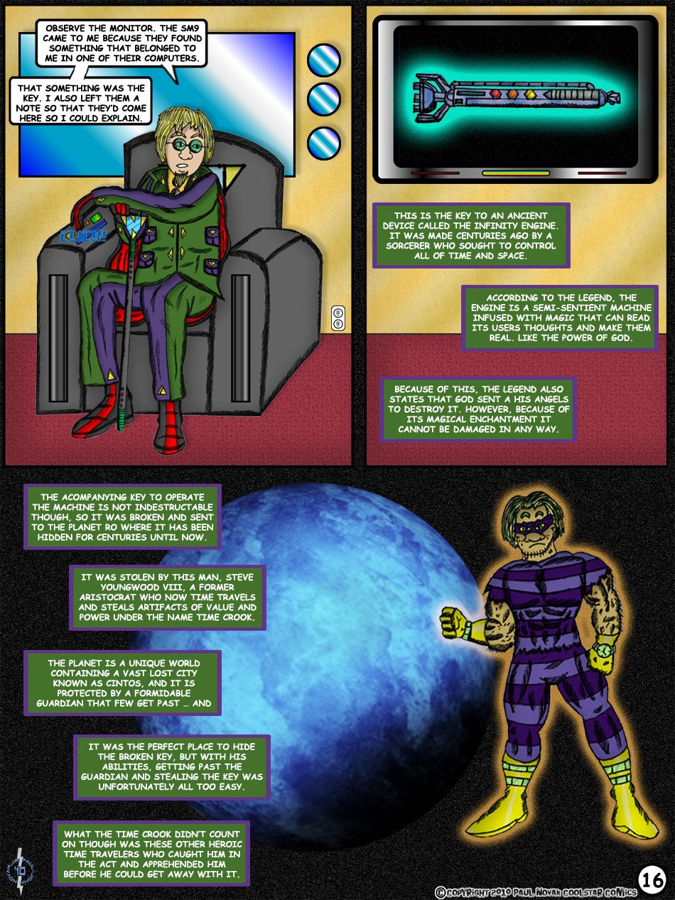 Unlimited Evil Issue #1 Page 16 (Part 2): The legend of the key.