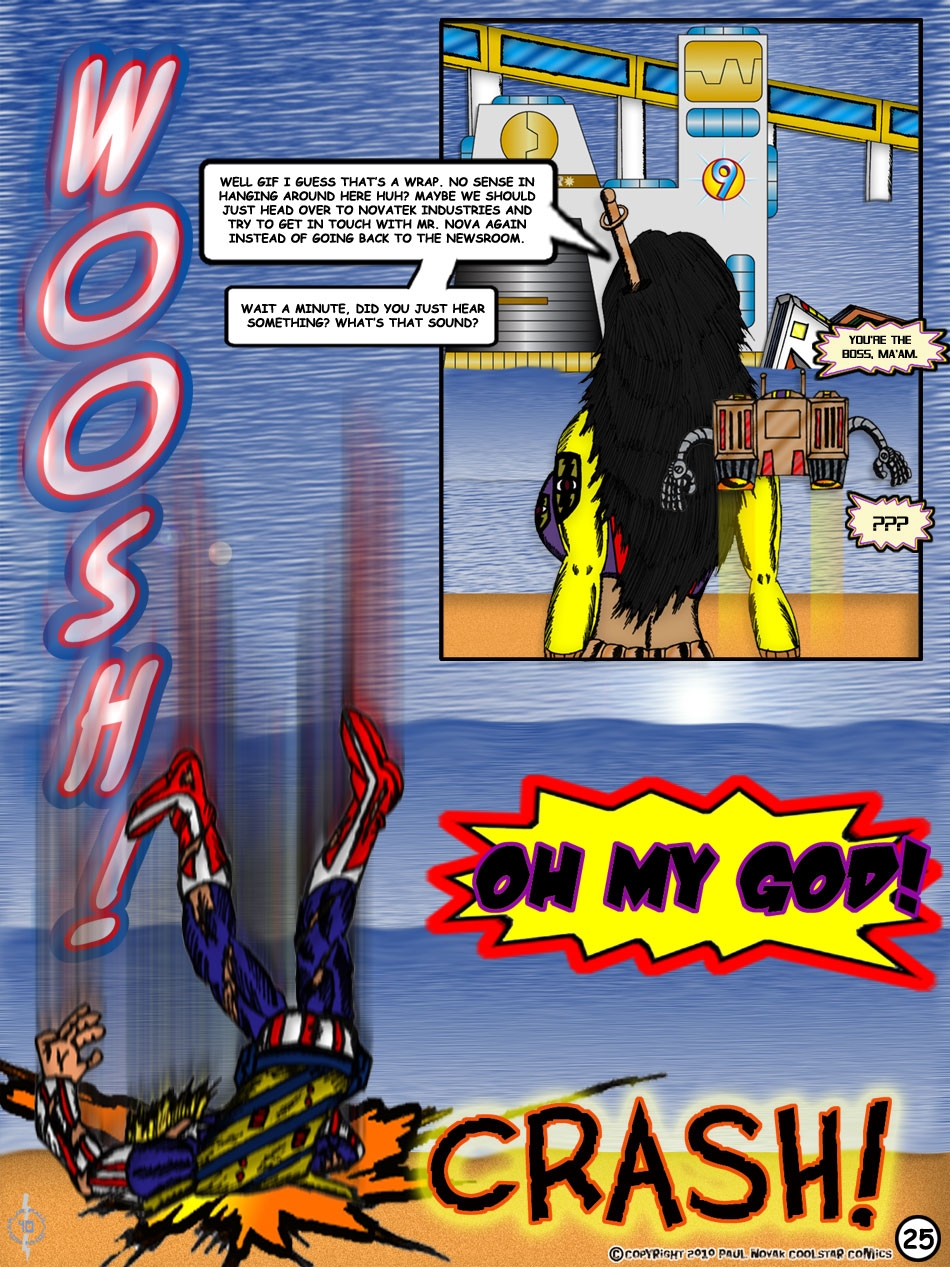 Unlimited Evil Issue #1 Page 25 (Part 3): Crash Landing.