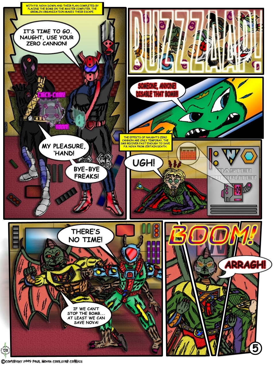 Unlimited Evil Issue #1 Page 5 (Part 1): Down, but not out.