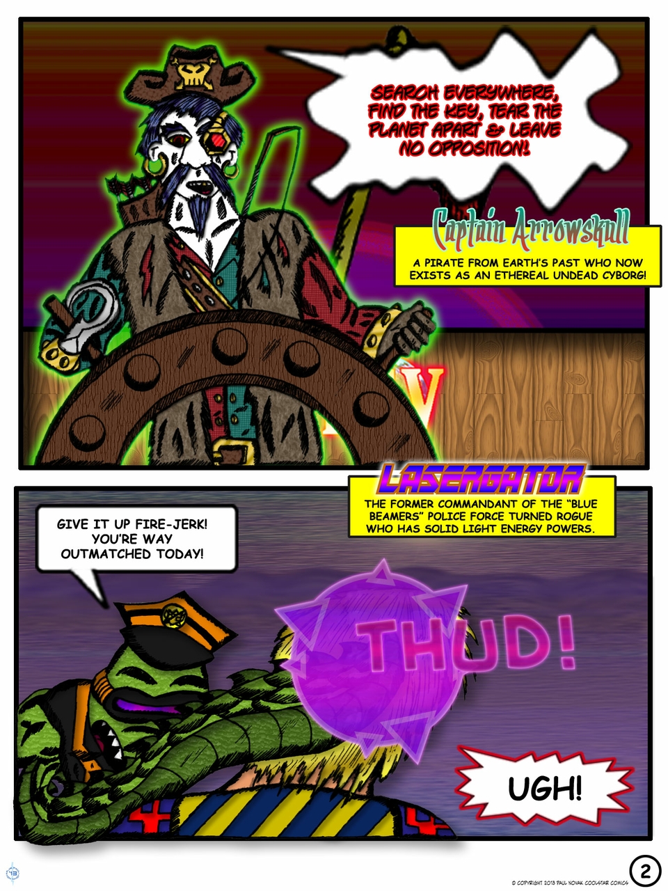 Unlimited Evil Issue #2 Page 2: The ESV must find the key!