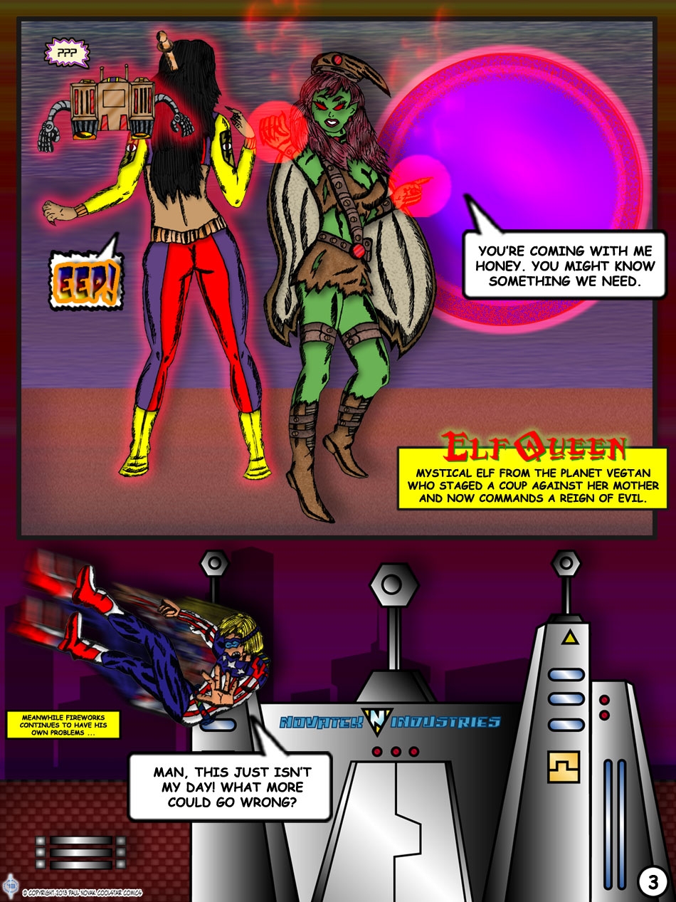 Unlimited Evil Issue #2 Page 3: It just really isn't his day is it?