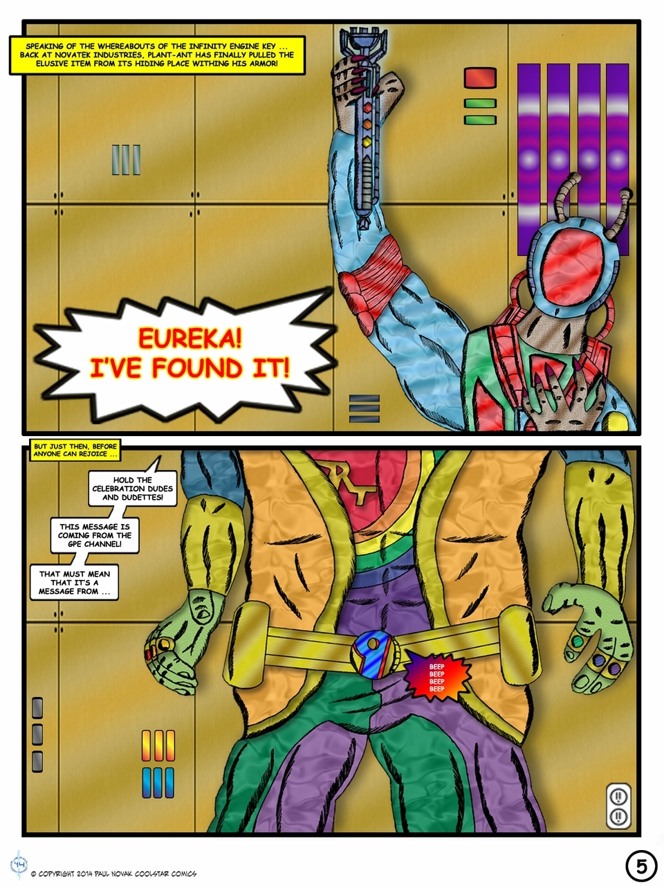 Unlimted Evil Issue #2 Page 5: Hooray! Um... Hold That Thought.