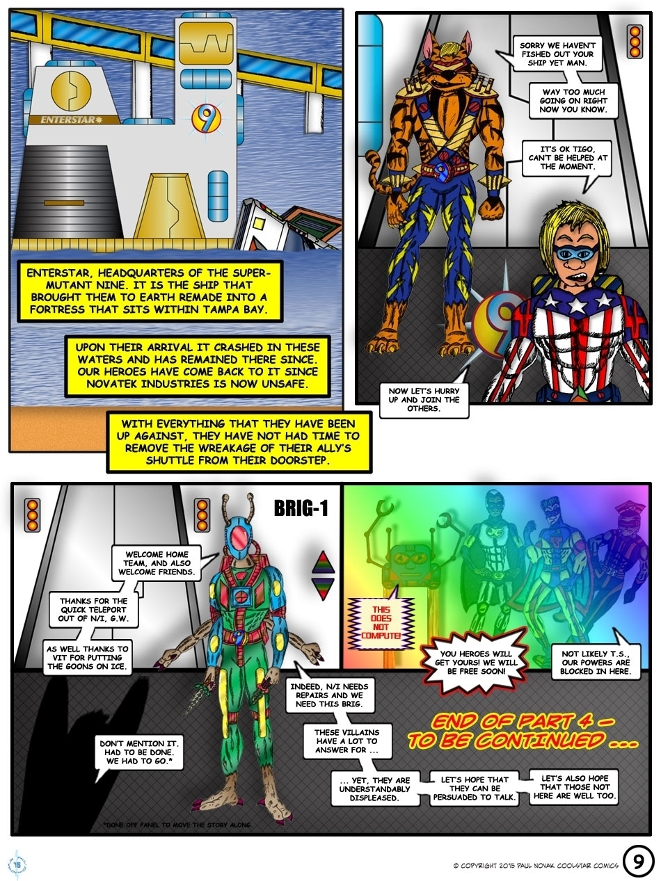 Unlimited Evil Issue #2 Page 9: Part 4 End.