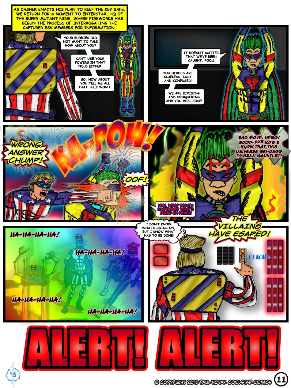 Unlimited Evil Issue #2 Page 11: Interrogation & Shock!