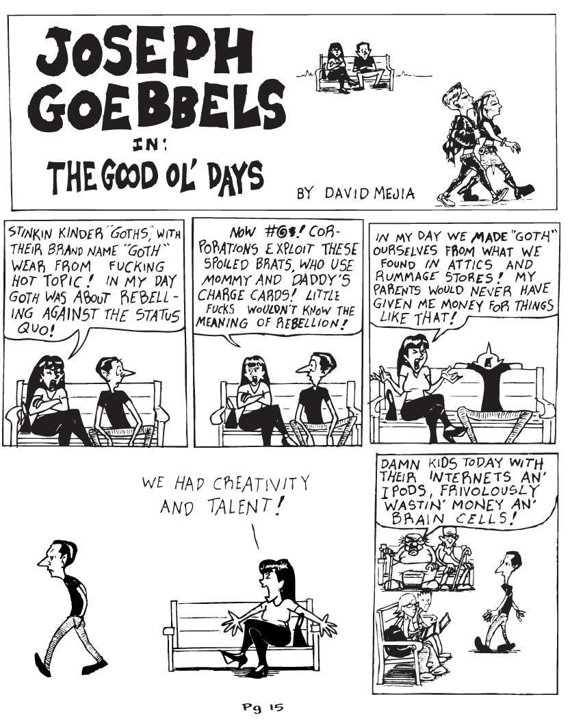 JOSEPH GOEBBELS in: 'The Good ol' Days' pg 1