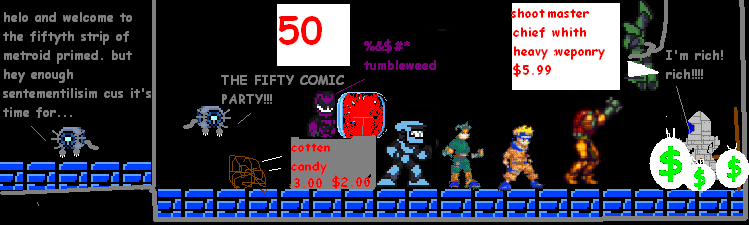 the fifty comic party