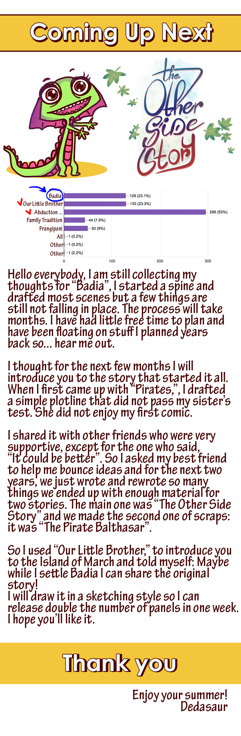 Announcement.