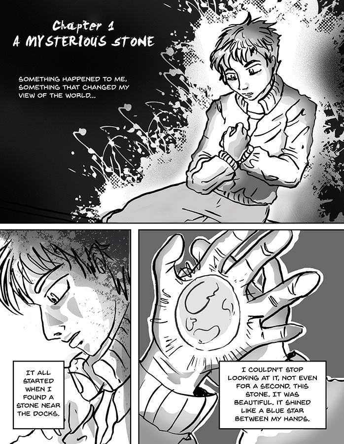 Chapter 1,A mysterious Stone. Page 1