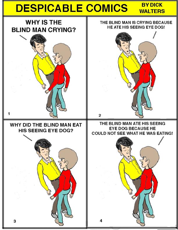 Blind Man Crying!