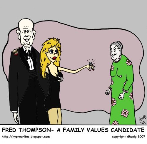 Fred Thompson- A Family Values Candidate