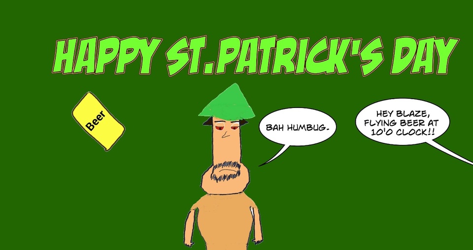 A Blaze of a St,Patrick's Day