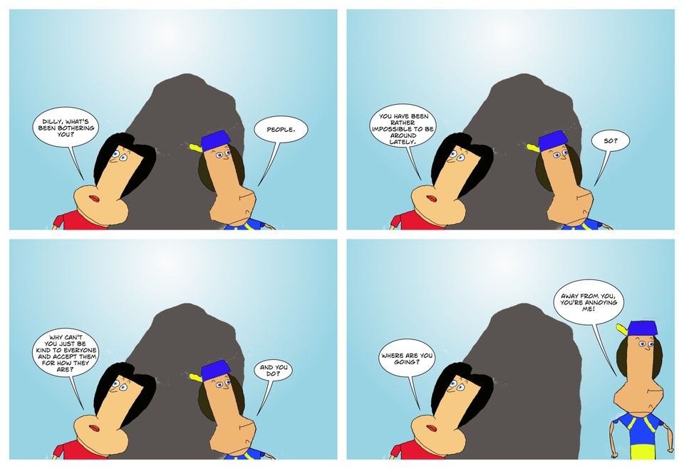 Dilly Makes His Point