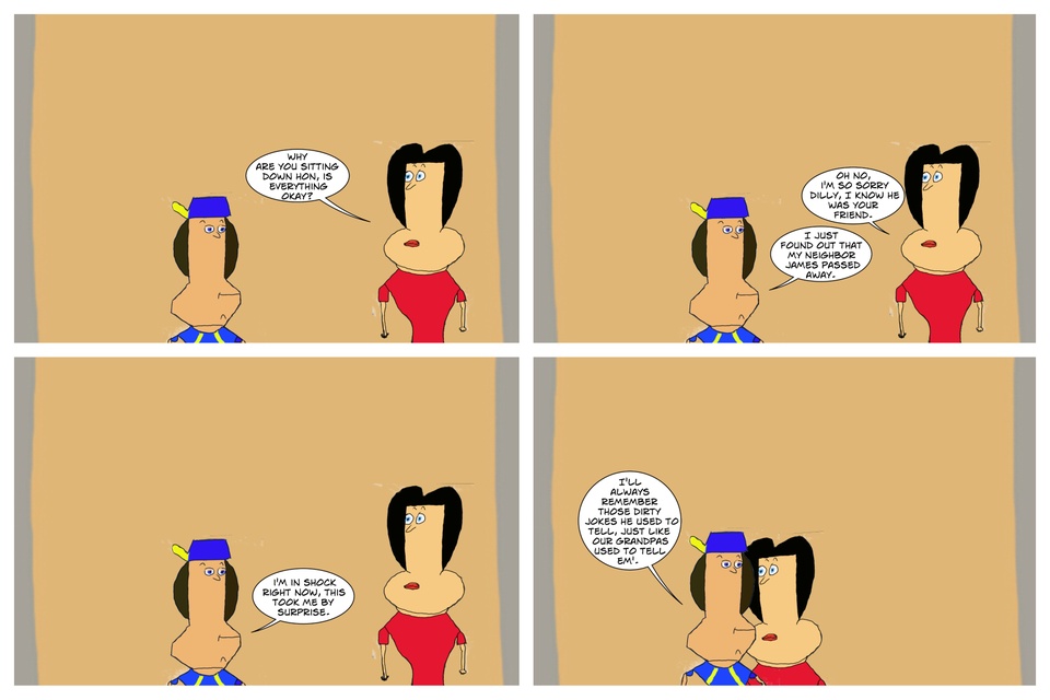 Dilly's Neighbor Passes Away