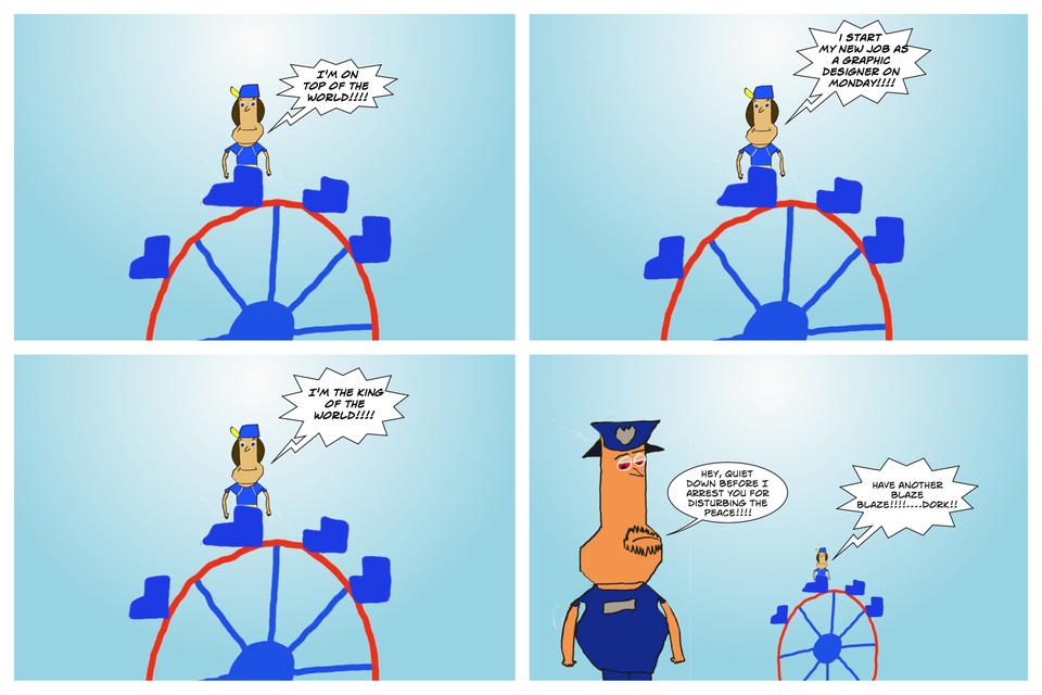 Dilly Lands a New Job (A Graphic Designer)